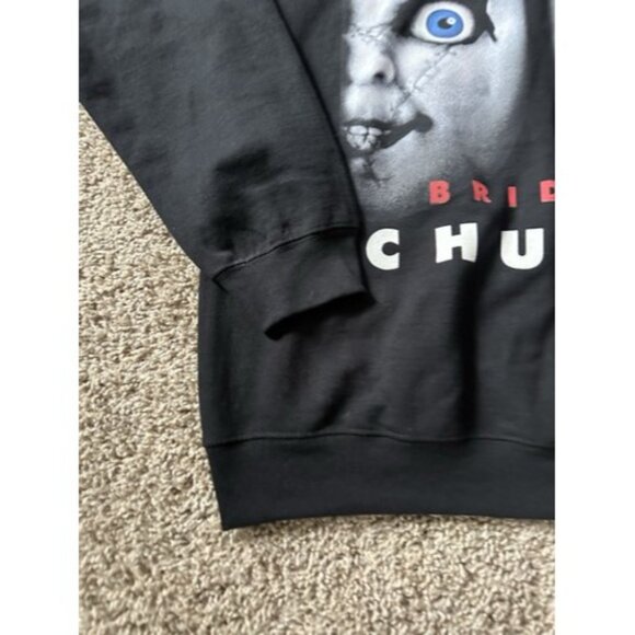 Bride of Chucky Mens Pull Over Sweater Crew Neck Graphic Thiller Size Large - Picture 4 of 11